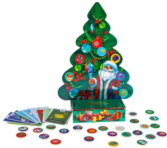 Игра настольная «Магнитная ёлка»