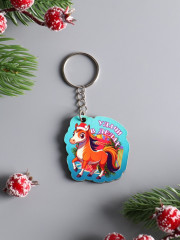 Набор брелоков для ключей на кольце  «Новый год. Лошадки» - Фото 2