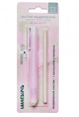 Ластик выдвижной с запасным стержнем - Фото 4