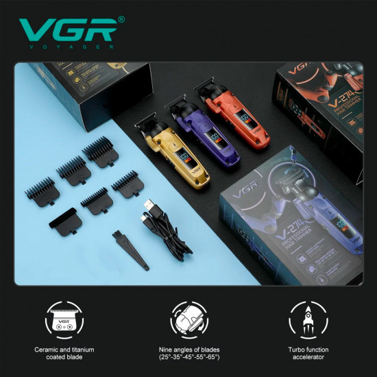 Машинка для стрижки волос профессиональная VGR V-274