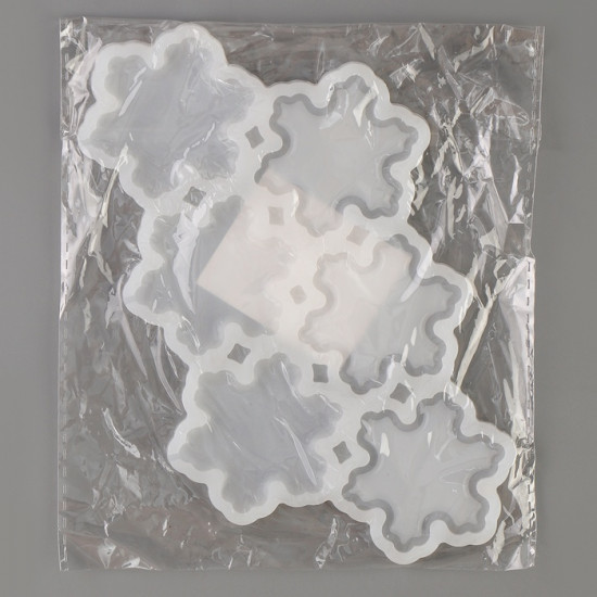 Молд для заливки «Снежинки»