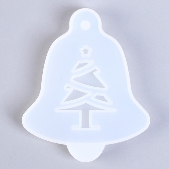 Молд для заливки «Колокольчик с елочкой»