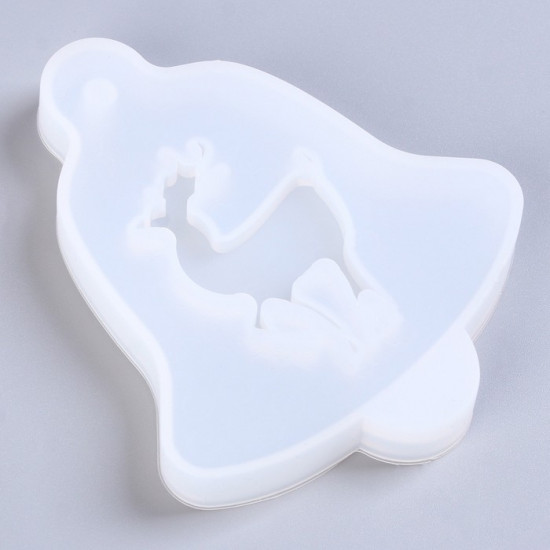 Молд для заливки «Колокольчик с оленем»