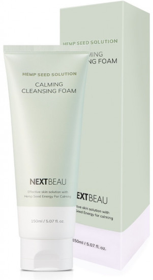 Пенка для умывания с маслом семян конопли «Calming Cleansing Foam»