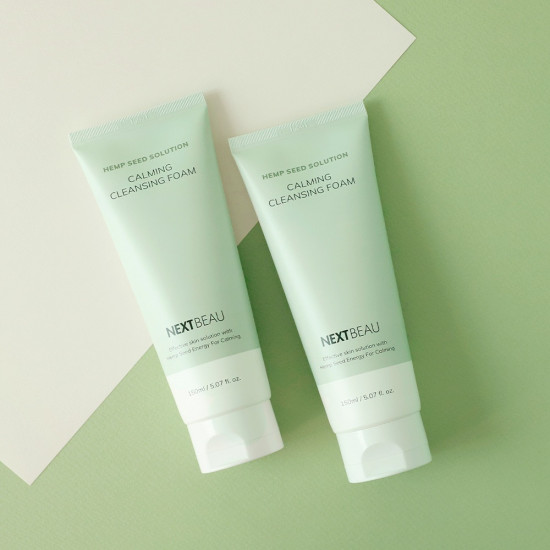 Пенка для умывания с маслом семян конопли «Calming Cleansing Foam»