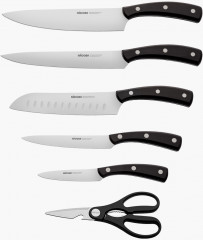 Набор ножей с блоком и ножеточкой - Фото 7