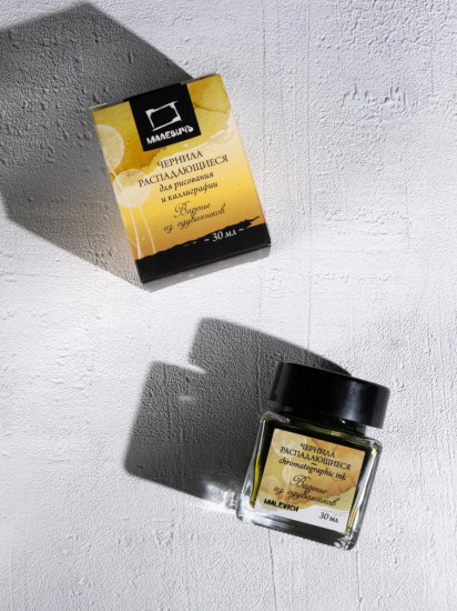 Чернила распадающиеся для рисования и каллиграфии, варенье из одуванчиков