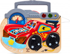 Игрушка-бизиборд «Цвета и формы. Маленький гонщик» - Фото 1