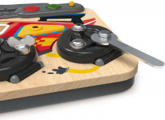 Игрушка-бизиборд «Цвета и формы. Маленький гонщик» - Фото 2