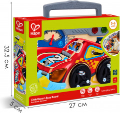 Игрушка-бизиборд «Цвета и формы. Маленький гонщик» - Фото 4