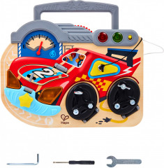 Игрушка-бизиборд «Цвета и формы. Маленький гонщик» - Фото 5