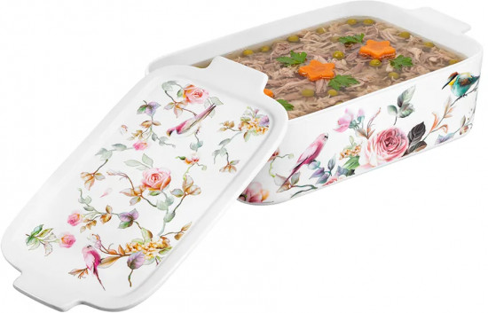 Блюдо для запекания и сервировки с крышкой «Певчие птички»