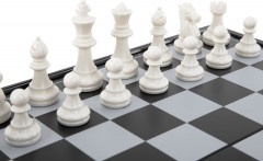 Шахматы, шашки, нарды магнитные 3 в 1 - Фото 1