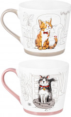Набор кружек «Довольные коты» - Фото 4