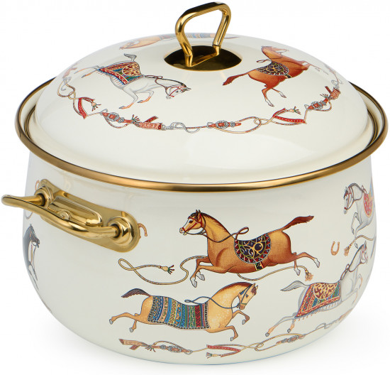 Кастрюля с крышкой эмалированная «Passage»