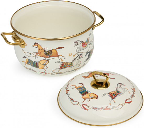 Кастрюля с крышкой эмалированная «Passage»