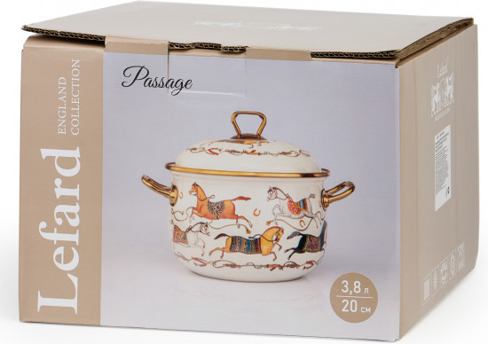Кастрюля с крышкой эмалированная «Passage»