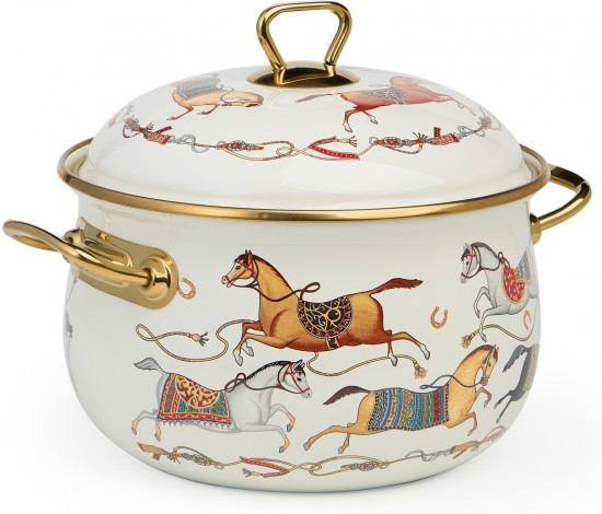 Кастрюля с крышкой эмалированная «Passage»