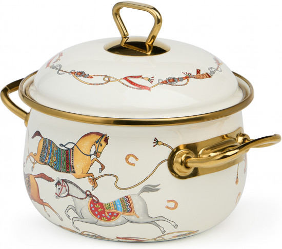 Кастрюля с крышкой эмалированная «Passage»
