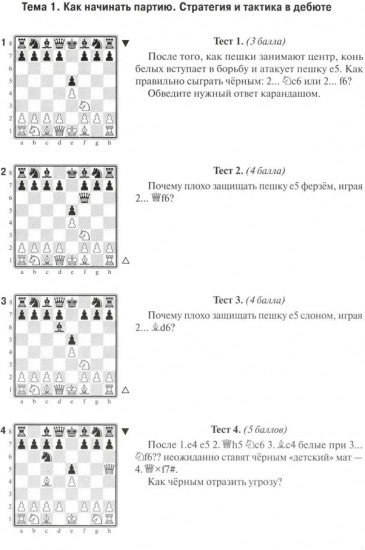 Шахматная тетрадь. Тактика для начинающих