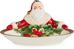 Блюдо сервировочное глубокое «Дед Мороз» - Фото 1