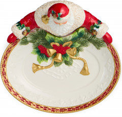 Блюдо сервировочное глубокое «Дед Мороз» - Фото 4