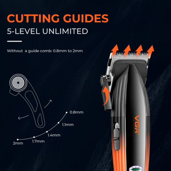 Машинка для стрижки волос профессиональная VGR V-886C