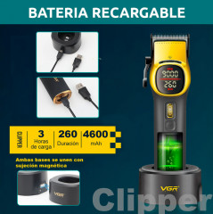 Машинка для стрижки волос  VGR V-885С Gold - Фото 4