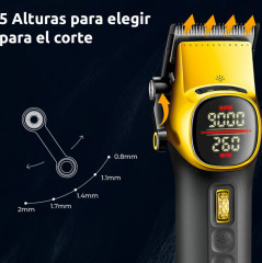 Машинка для стрижки волос  VGR V-885С Gold - Фото 8