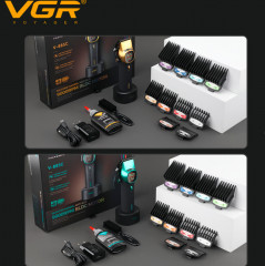 Машинка для стрижки волос  VGR V-885С Gold - Фото 14