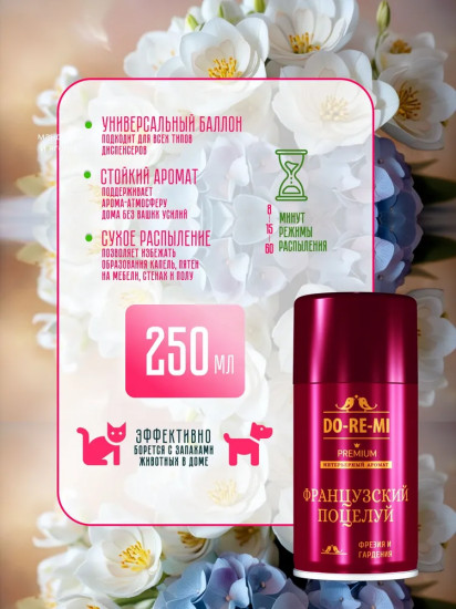 Набор освежителя воздуха «Французский поцелуй»