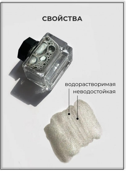 Тушь для рисования, серебро