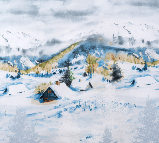 Комплект постельного белья «Снежное сияние 1»