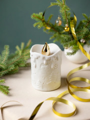 Фигурка новогодняя с подсветкой «Сказочная свеча» - Фото 2