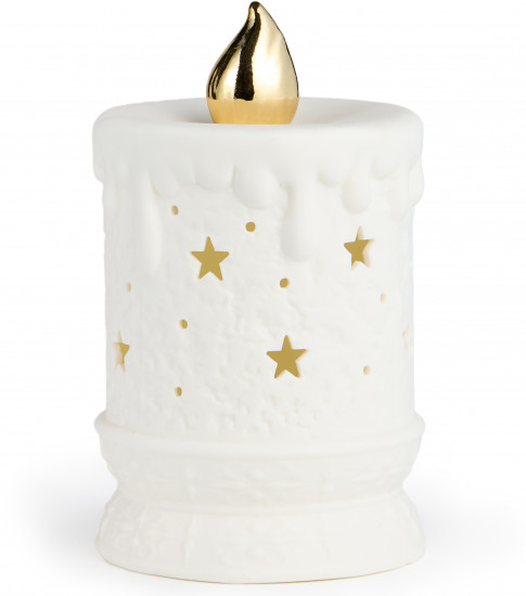 Фигурка новогодняя с подсветкой «Звёздная свеча»