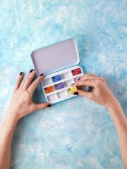 Пенал для акварели в кюветах - Фото 9