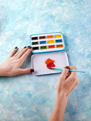 Пенал для акварели в кюветах - Фото 10