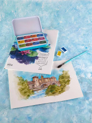 Пенал для акварели в кюветах - Фото 11