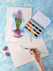 Пенал для акварели в кюветах - Фото 12