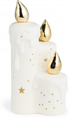 Фигурка новогодняя с подсветкой «Тройная свеча» - Фото 8