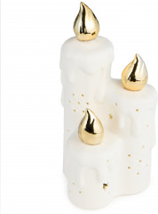 Фигурка новогодняя с подсветкой «Тройная свеча» - Фото 9