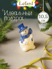 Фигурка новогодняя с подсветкой «Снеговик» - Фото 1