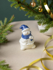 Фигурка новогодняя с подсветкой «Снеговик» - Фото 3