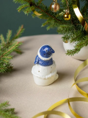 Фигурка новогодняя с подсветкой «Снеговик» - Фото 4