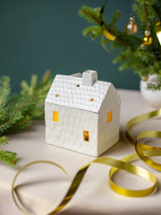 Фигурка новогодняя с подсветкой «Домик» - Фото 2