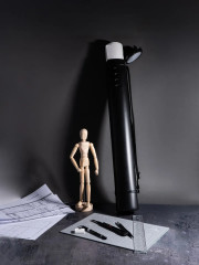 Тубус для бумаги телескопический с ремнем - Фото 12