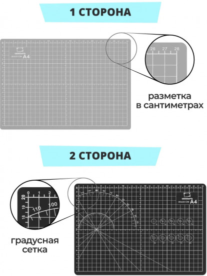 Коврик для резки двусторонний