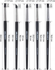 Набор кистей для рисования и лепки - Фото 2