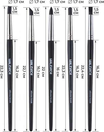 Набор кистей для рисования и лепки