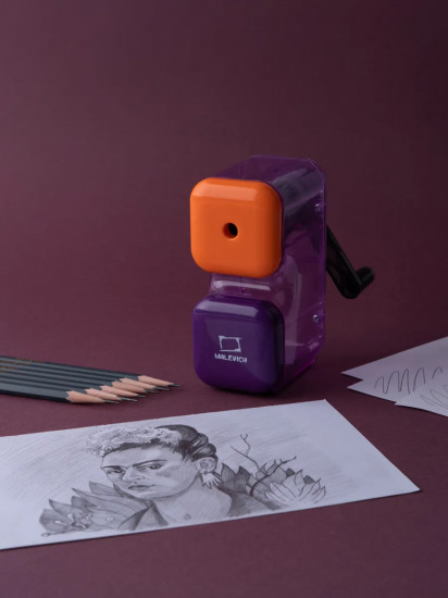 Точилка для карандашей механическая с контейнером